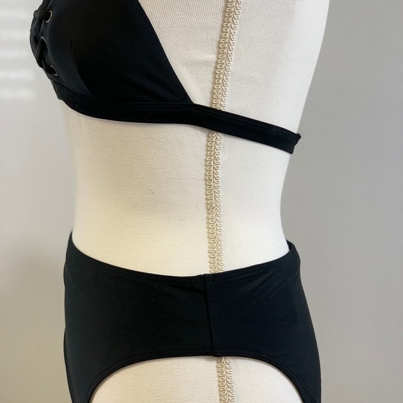 Ladies Hollister black 2 piece swim - Picture 2 of 12